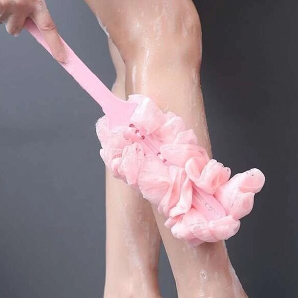 Loofah Back Scrubber with Long Handle for Shower & Bath Cleaning