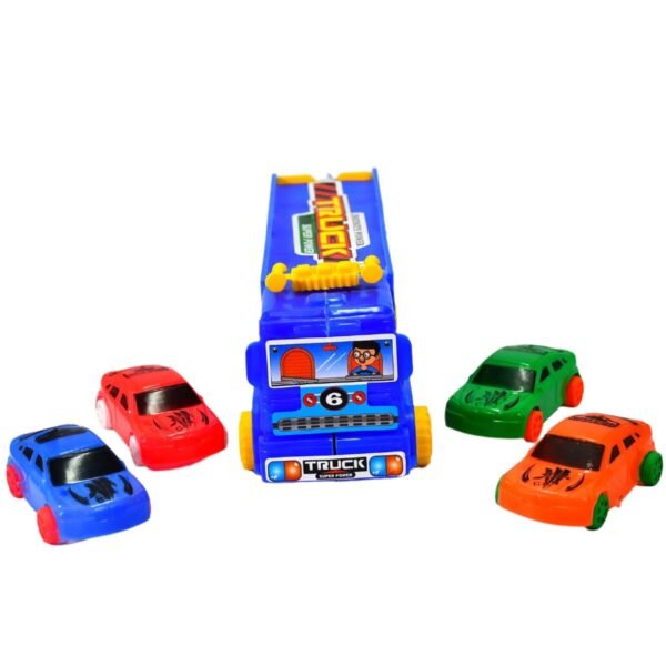 Toy Set Truck with 4 Mini Cars Toy Vehicles for Children