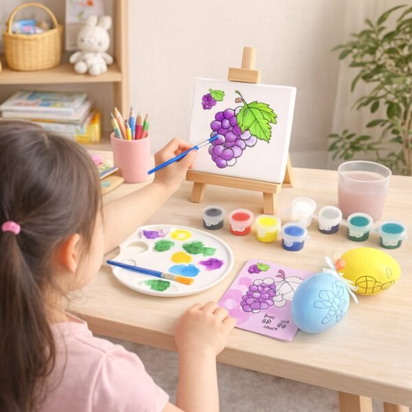 Kids Creative Paint & Learning Activity Kit (1 Set)