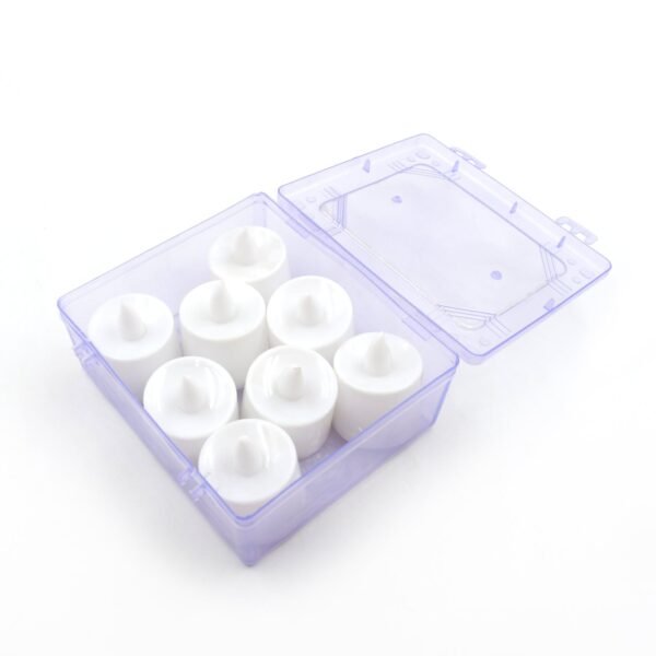 Green Flameless LED Tealights Smokeless Decorative Candles LED Tea Light Pack of 8