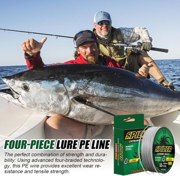 Braided Fishing Line, Abrasion Resistant Braided Wires, 100 Mtr Braided Wire