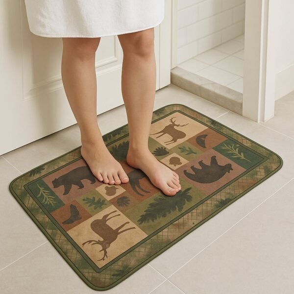 07_door-mat.jpg Premium Soft Anti-Slip Floor Mat - (1 Pc / 80x50 Cm / mix design / color)