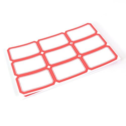 Multipurpose Writable Blank Label Sticker Sheets (1 Sheet)