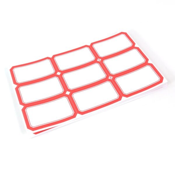 Multipurpose Writable Blank Label Sticker Sheets (1 Sheet)