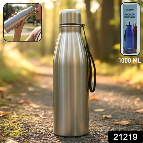 1000 ML Stainless-Steel Water Bottle (1 Pc)