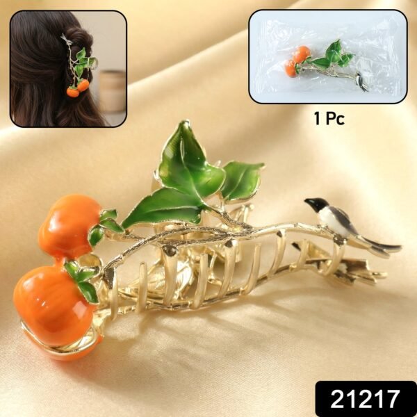 07_ef565b95-940b-4636-8f9d-efa91a6f782e.jpg Elegant Fruit & Leaf Decorative Hair Claw Clip (1 Pc)
