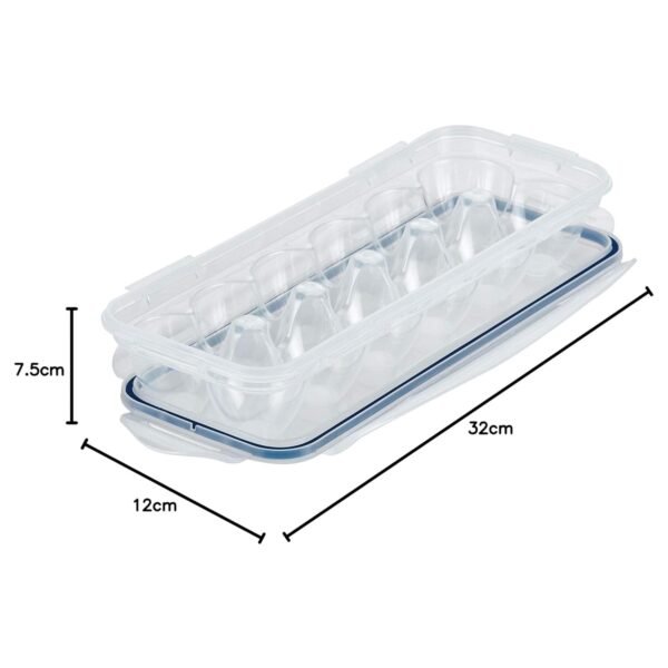 07_egg-box.jpg Lock-Clip Refrigerator Egg Storage Box - (1 Pc)