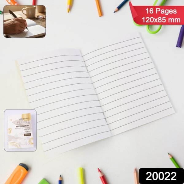Compact Ruled Notebook  (120 × 85 mm, 1 Pc)