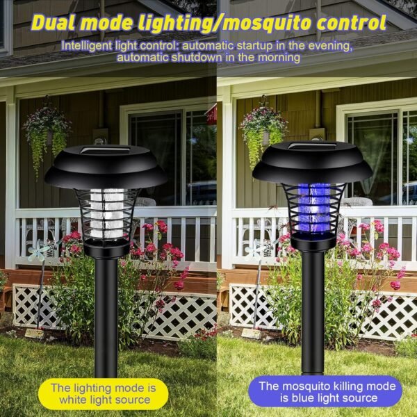 07_led-light_07567dfb-5b3f-42d2-a22e-7aadace4ca76.jpg Big Garden Lighting UV LED Solar Powered Mosquito Trap and Bug Zapper (1 Pc)