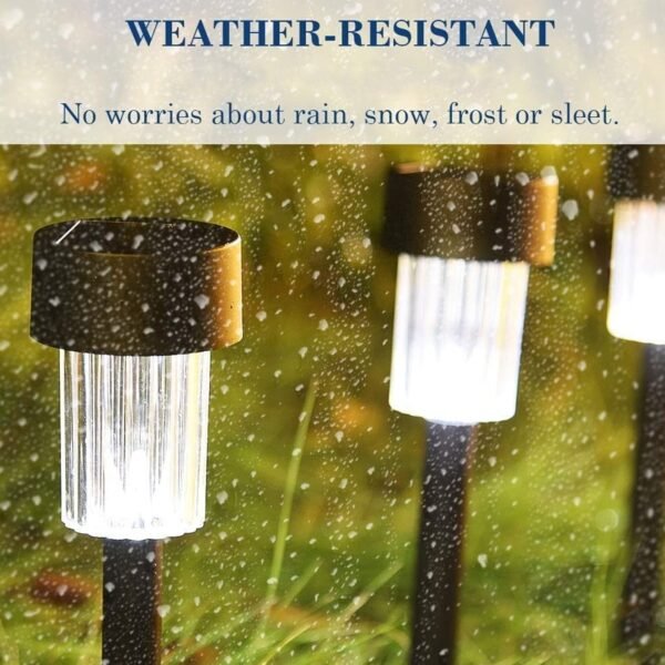 Solar Powered Garden Pathway Lights (10 Pc / Set)