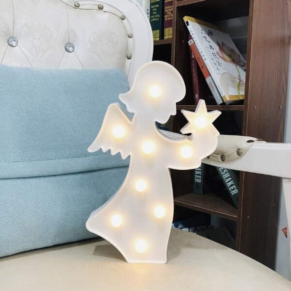 07_light2_e489deeb-b837-465f-a7a5-27eb7bef3a1b.jpg Angel Shaped LED Decorative Night Light (1 Pc)