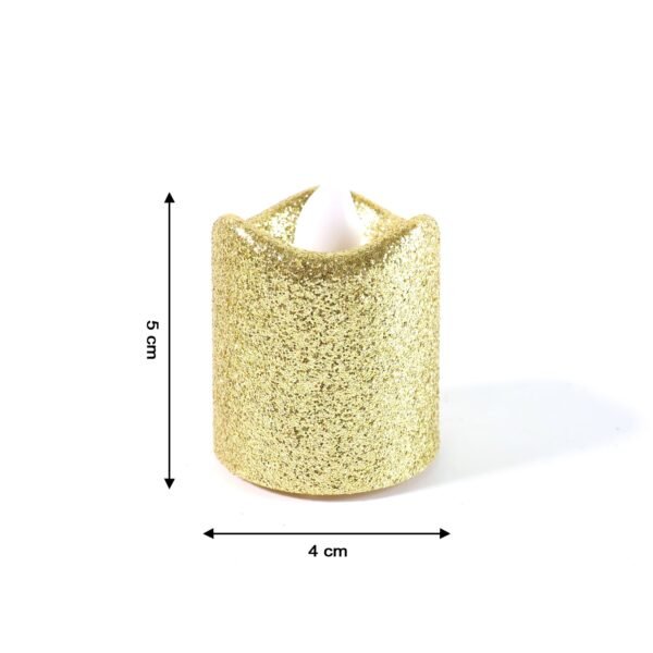 07_light_e29486f6-9ed8-45eb-a06f-7b7e415882d8.jpg Christmas Premium Glitter LED Tealight Candles (6 Pc Set)