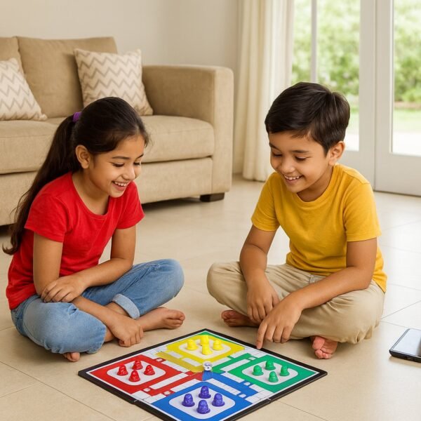 07_ludo.jpg Pocket Ludo Travel Board Game - (1 Set)