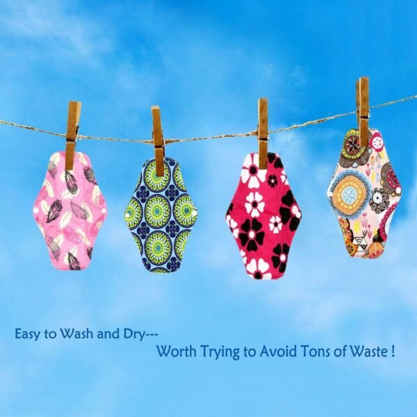 07_pad.jpg Reusable Cloth Sanitary Pads for Women (4 Pc)