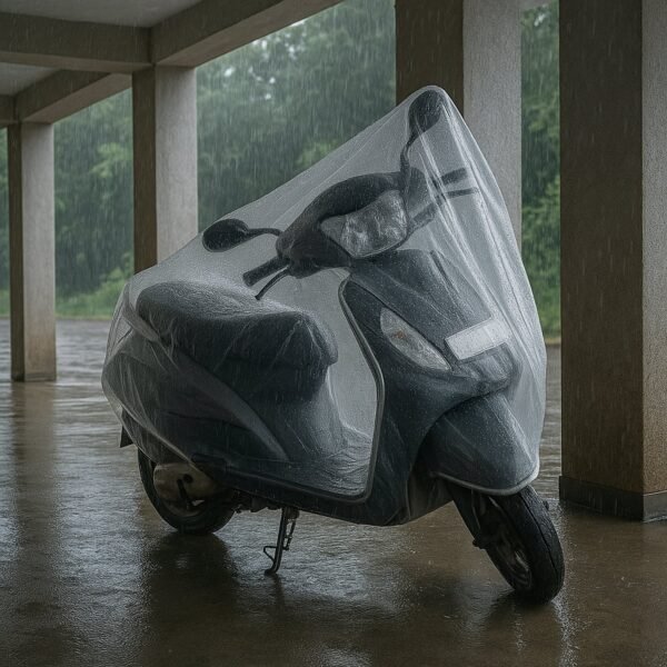07_scooter-cover.jpg Big Plastic Activa Cover (1 Pc / 240 Cm Long Adjustable)