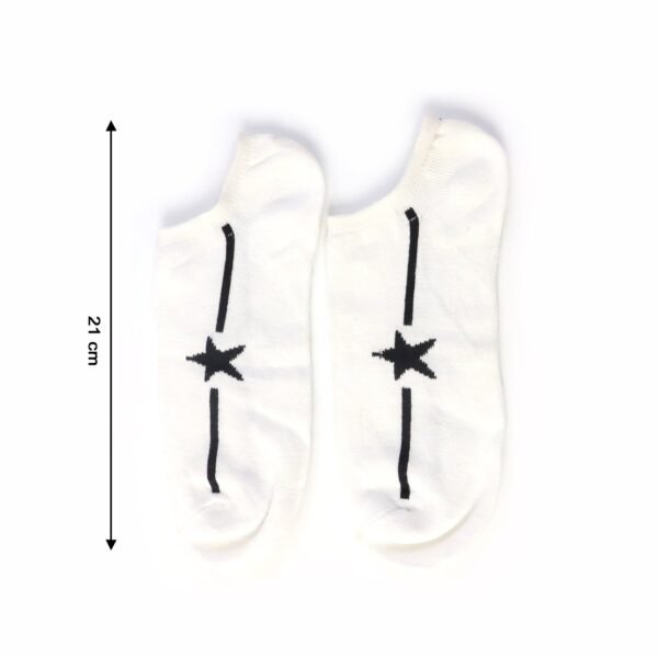 07_socks_f0829b16-247e-4d41-9528-69b061730649.jpg White Star Pattern Low-Cut Socks (1 Pair)