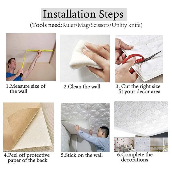 07_wallpaper_8357533e-e1f6-4891-920b-e0e288a3e4f9.jpg Wallpaper 3D Foam Wallpaper Sticker Panels (70 x 70 Cm / 1 Pc)