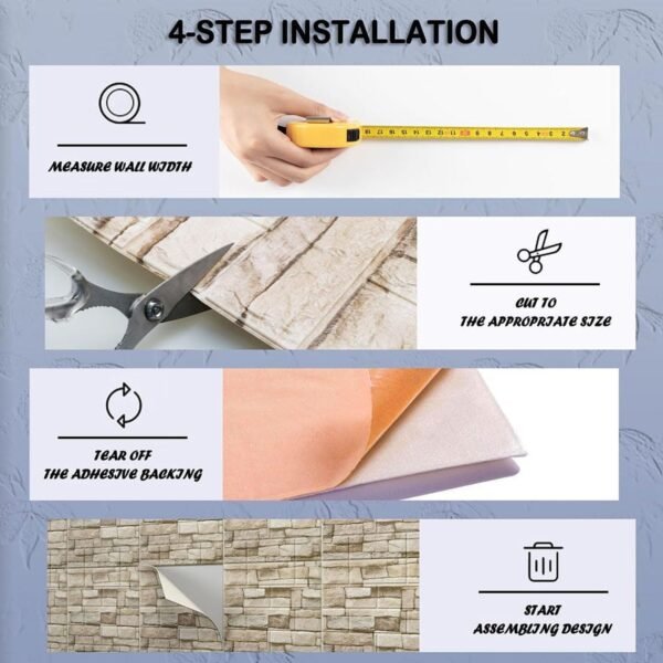 07_wallpaper_99ab6978-93a5-474b-9d44-c1161fddf35f.jpg Wallpaper 3D Foam Wallpaper Sticker Panels (70 x 70 Cm / 1 Pc)