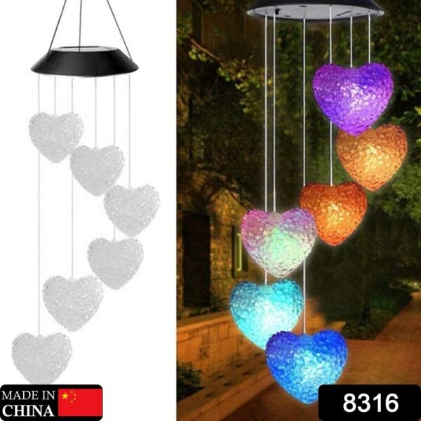 07eee03b-d2e4-4652-9122-05dca5bed881_ed339a0d-b057-414b-b05d-9e0b568304d2.jpg Solar Powered Wind Chimes with Lights: Outdoor Garden Decor (6 LED)