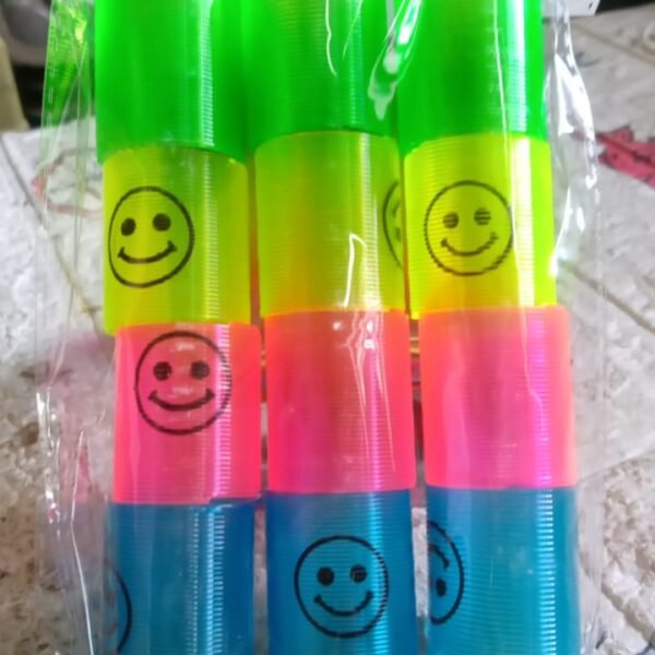Multicolor Magic Smiley Spring, Spring Toys, Slinky spring toy(12 Pcs Set)