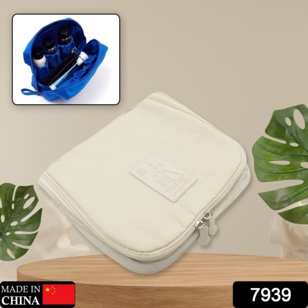 Travel Wash Bag Multi-Functional Waterproof Cosmetic Storage Bag (1Pc)