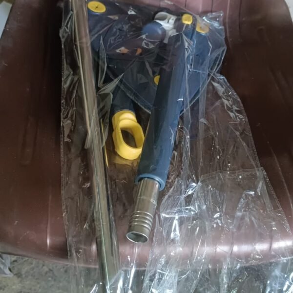 08157f25-82e7-4e08-8d05-bf3d448a9adf.jpg 360° Rotatable Mop Triangle Mop with Long Handle (1 Pc / 113 Cm)