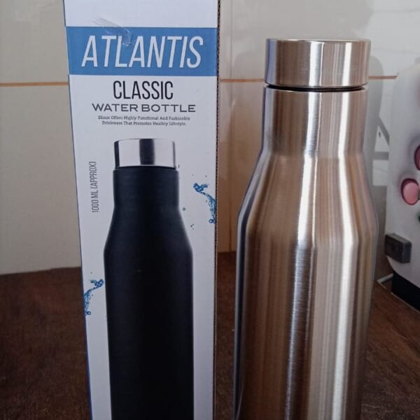 Stainless Steel Double Wall Vacuum-Insulated Drink Water Bottle (1000 ML Approx)