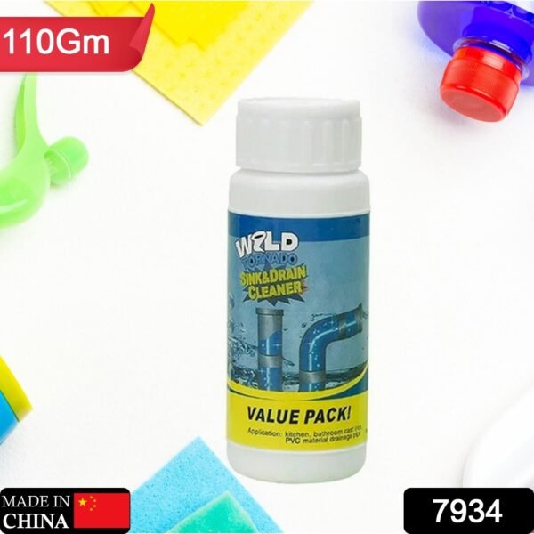 082cadc6-d1d4-4009-bb54-ffdd8de598ad.jpg Powerful Sink and Drain Cleaner, Super Clog Remover (110 Gm)