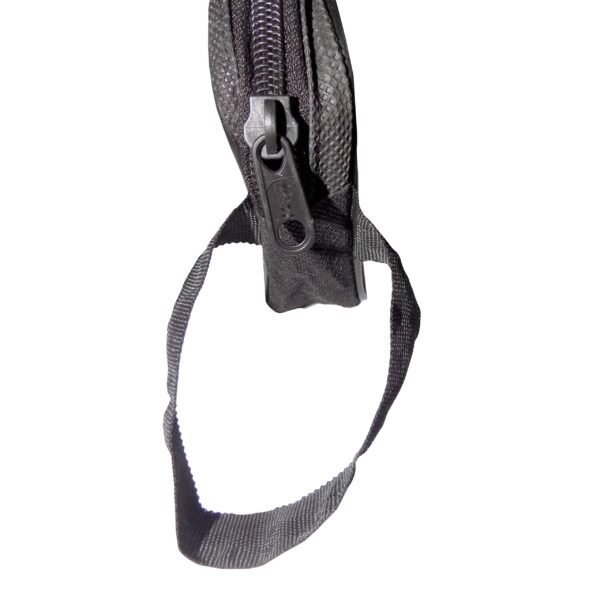 084601.jpg Portable Travel Hand Pouch / Shaving Kit Bag for Multipurpose Use (Black)