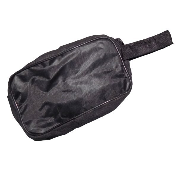 084603.jpg Portable Travel Hand Pouch / Shaving Kit Bag for Multipurpose Use (Black)