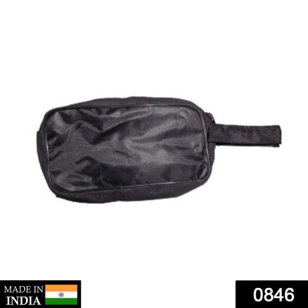 0846_921ba4a7-d2ec-4ffa-a6ec-379f7861b86c.jpg Portable Travel Hand Pouch / Shaving Kit Bag for Multipurpose Use (Black)