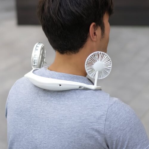 0896.jpg USB Rechargeable Wearable Neckband Fan