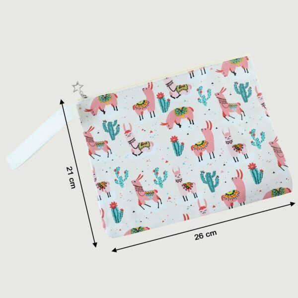 Printed Zipper Pouch (26 × 21 cm, 1 Pc)