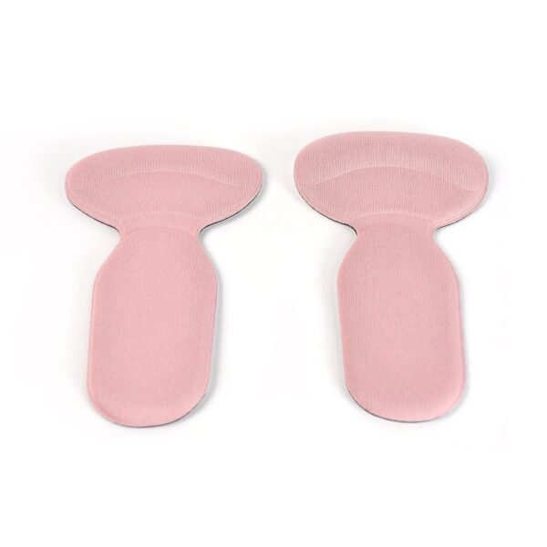 2 in 1 T Shaped Silicone Self Adhesive Shoe Heel Pads Insoles (1 Pair)