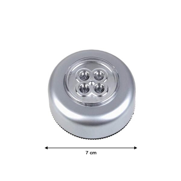 4 LED Battery-Powered Wireless Night Light Stick Tap Touch Lamp