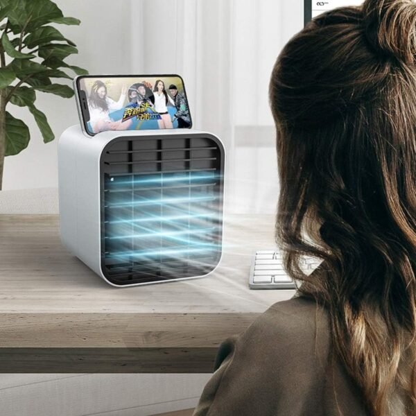 Portable Mini Air Cooler Fan with Water Cooling Function (1 Pc)