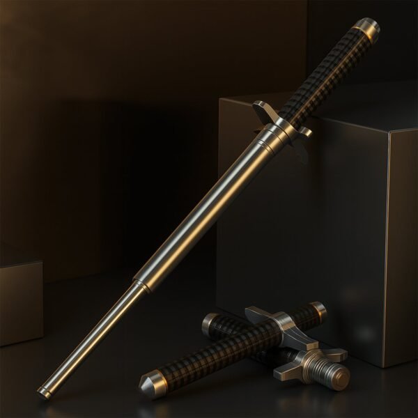 Safty Rod Lightweight Folding Walking Sticks with Nylon Bag Cover (75 Cm)