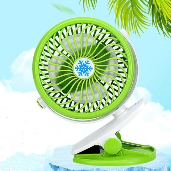 Mini USB Clip Fan – Portable Cooling Fan for Rooms (Battery Not Included)