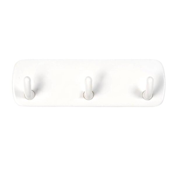 08_510d76b7-d945-4bff-a512-1f625dd34892.jpg 3 Pin Plastic Cloth hanger, Wall Door Hooks Rail for Hanging Clothes.