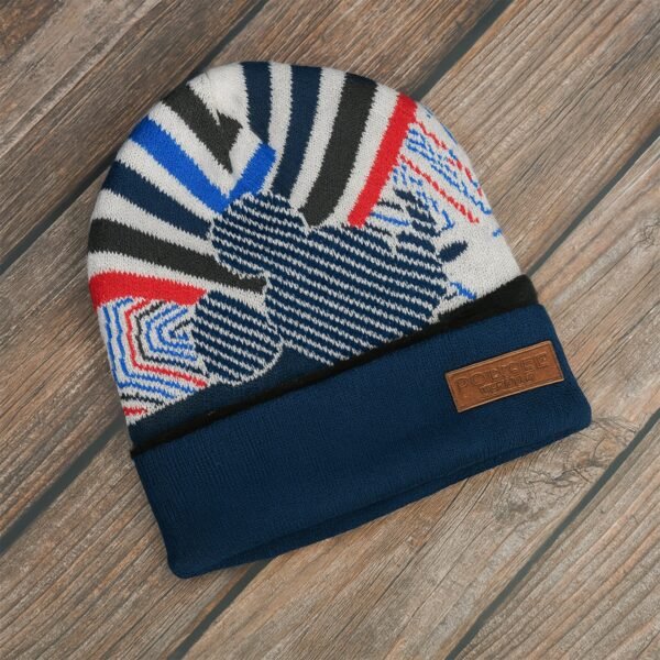 08_5452f781-e6bf-4949-8764-90cf59def74f.jpg Cap for Winter Woolen Knitted Black Inside Fur Caps (1 Pc / Mix Design & Color)