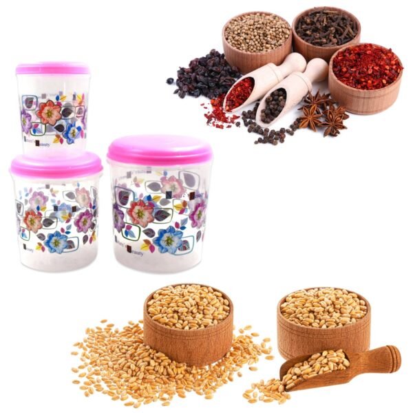 3 Pc Storage Container used in all kinds of places including household