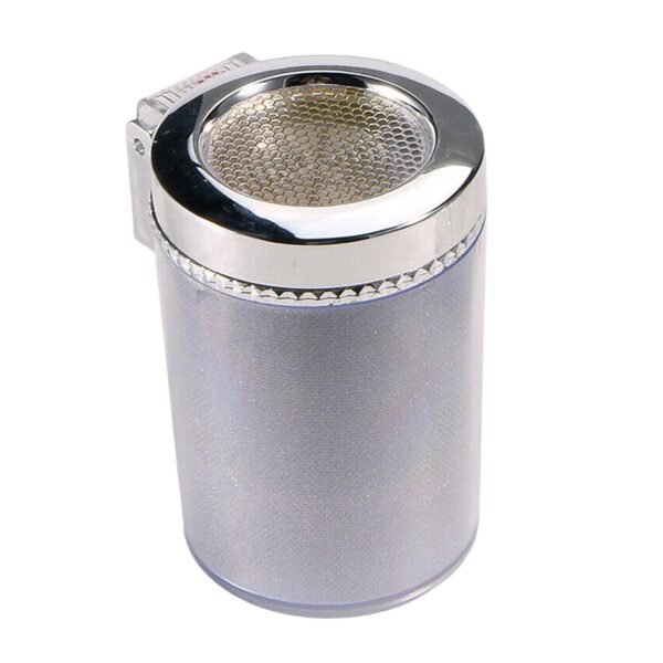 Premium Quality LED Illuminated Car Ashtray with Lid and Detachable Holder (1 Pc)
