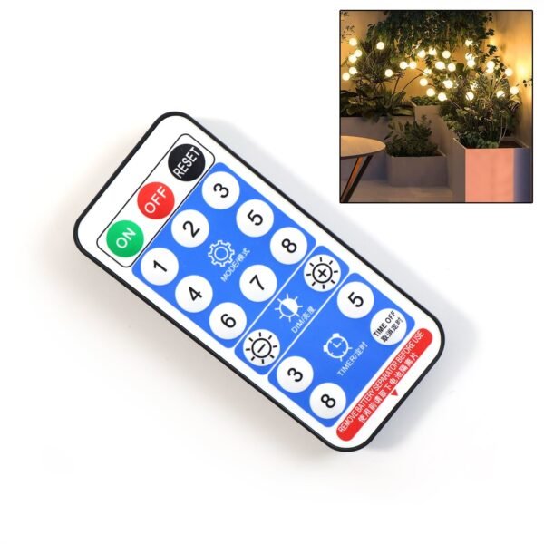 Solar-Powered Warm White Garden Ball Light Set