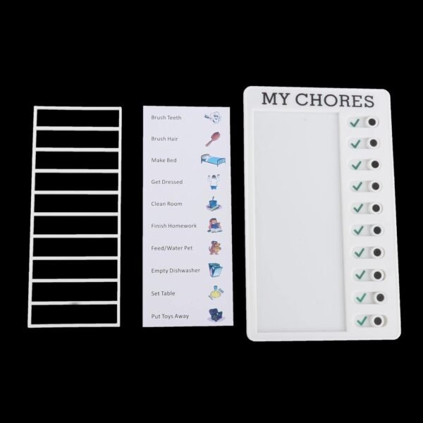 Portable Chores Note Board – Home Management Planning Memo Board (20×12 cm)
