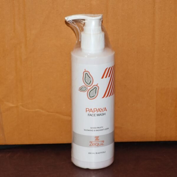 08_89ef0ee4-630e-4e40-b9ab-c8d1b94d622d.jpg Zequz Papaya Face Wash - (1 Pc / 250 ML)