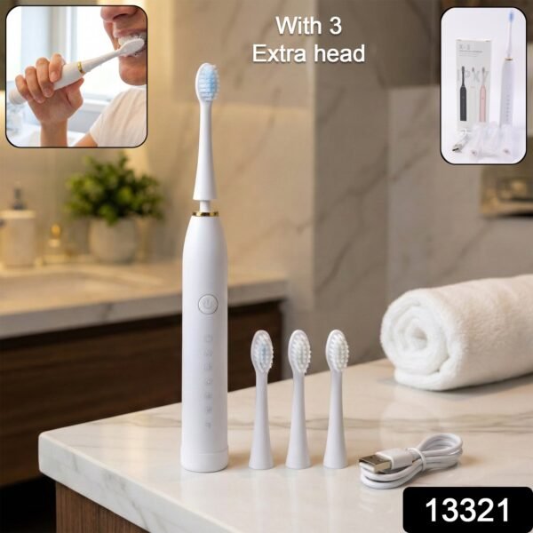 08_8eaf2896-751b-4fa3-93b8-745a678d6fee.jpg Rechargeable Electric Toothbrush White Color With 3 Extra head (1 Pc )