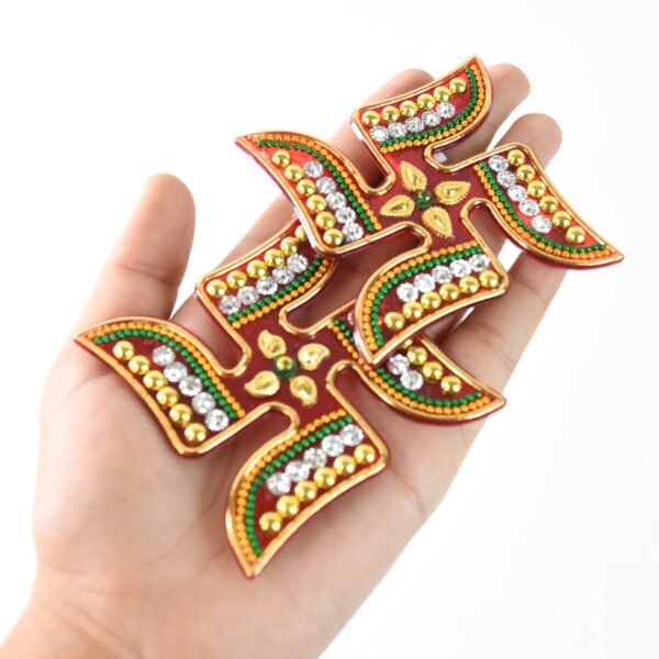 Decorative Swastik Sticker (2Pc Set)