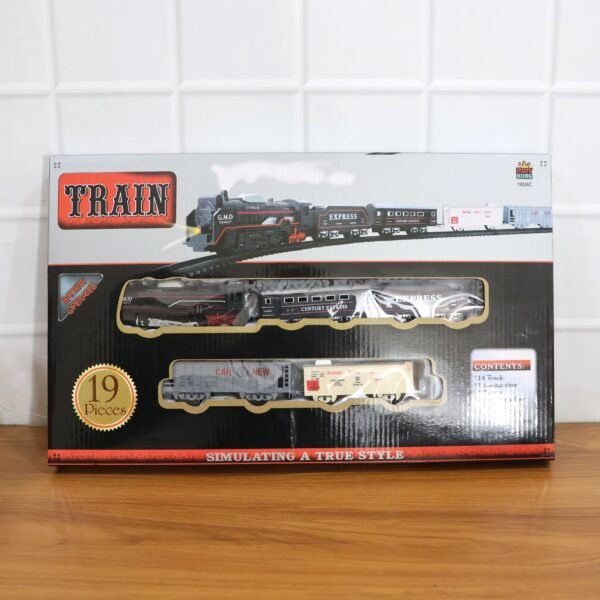 Toy Train Set for Kids, Battery Operated Train with Track Set