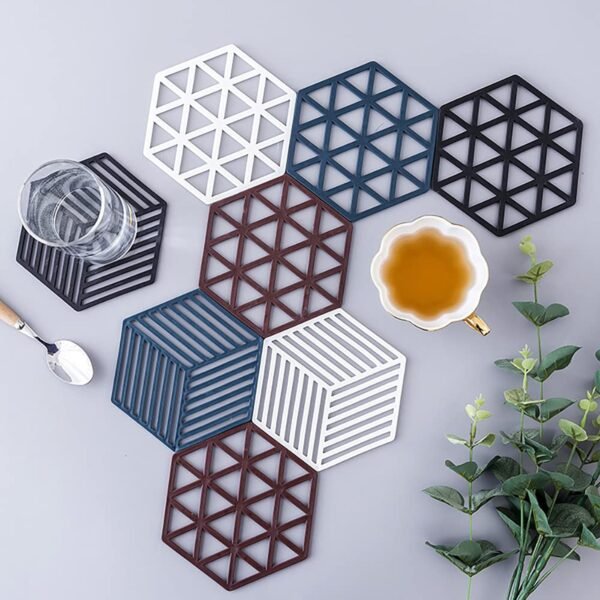 Tea Coaster Non-Slip Placemat High Temperature Insulation Pad Hollow Pot Mat