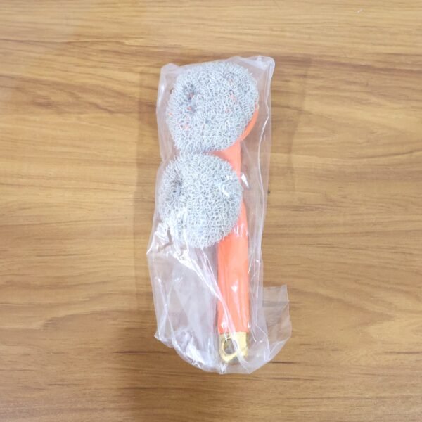 08_Cleaning-Ball.jpg Heavy Duty Cleaning Scrubber Set with Long Handle (1 Set)